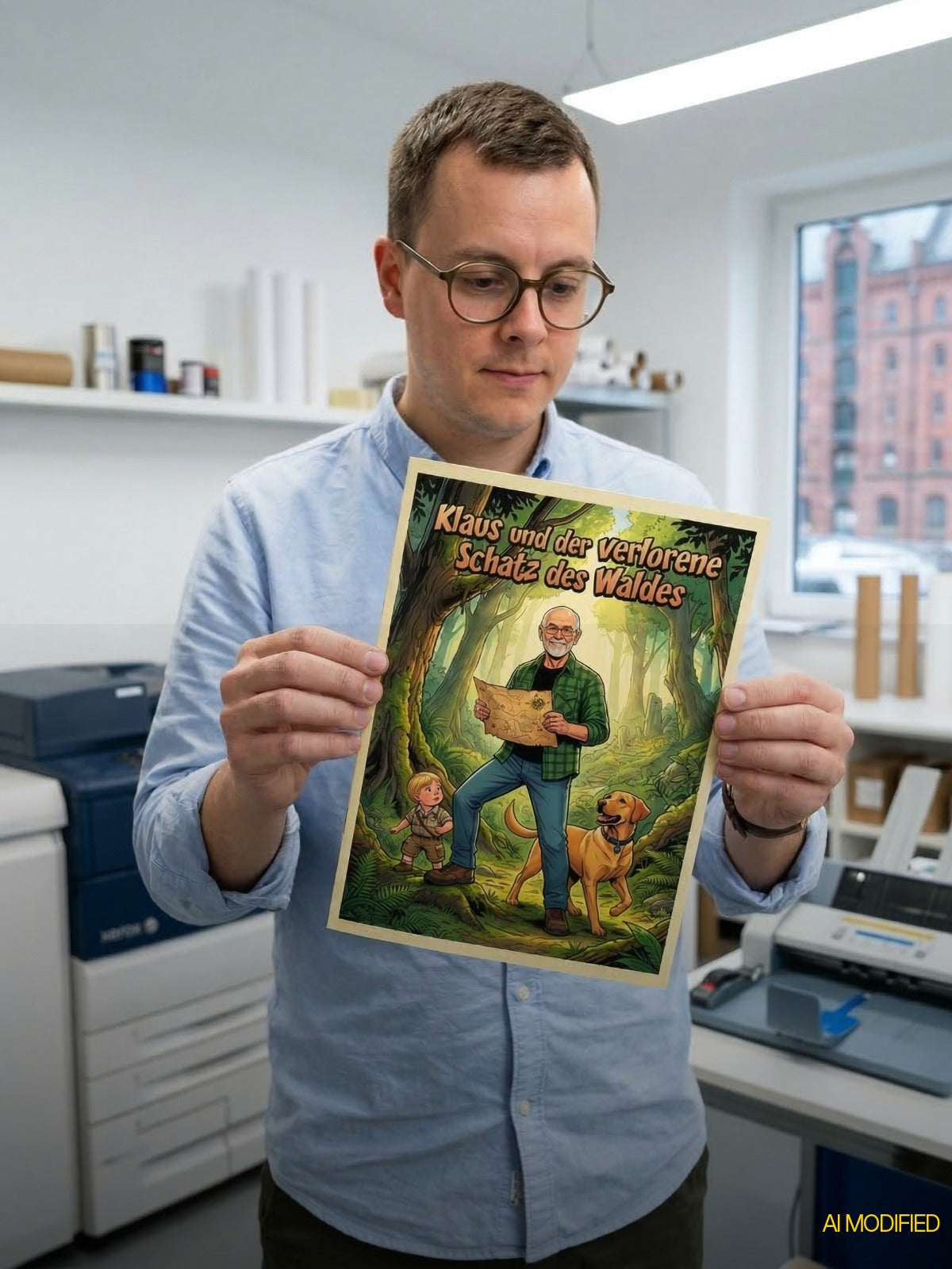 Personalisierter Comic