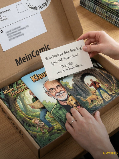 Personalisierter Comic